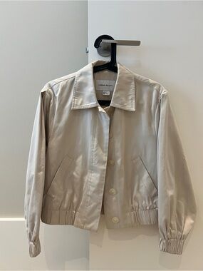 Urban Revivo Beige Cropped Jacket